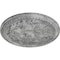 Ekena Millwork Swindon Ceiling Medallion (Canopies up to 2 7/8"), 16 7/8"OD x 1 1/2"P, Ultra Pure White Crackle CM16SWUWC - alternate 4